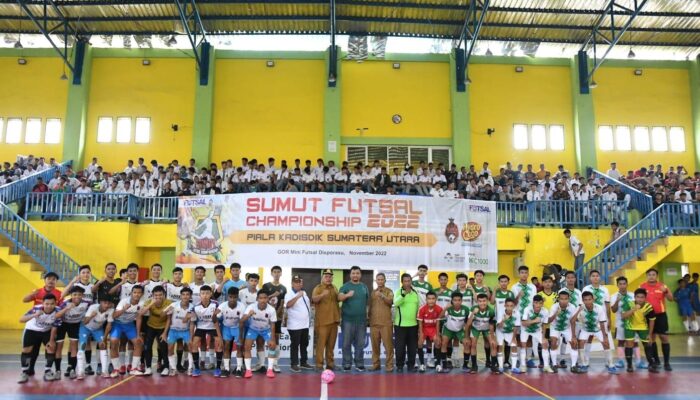 162 Tim Futsal Ikut Piala Kadisdik Sumut