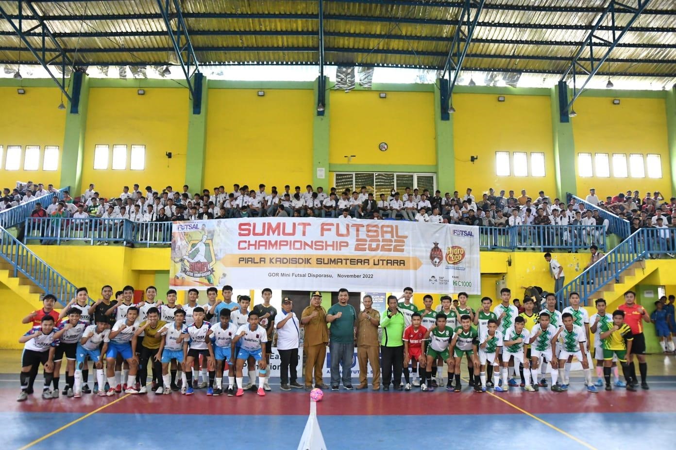 162 Tim Futsal Ikut Piala Kadisdik Sumut