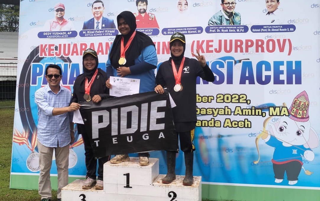 Pidie Juara Umum Kejurprov Panahan Aceh