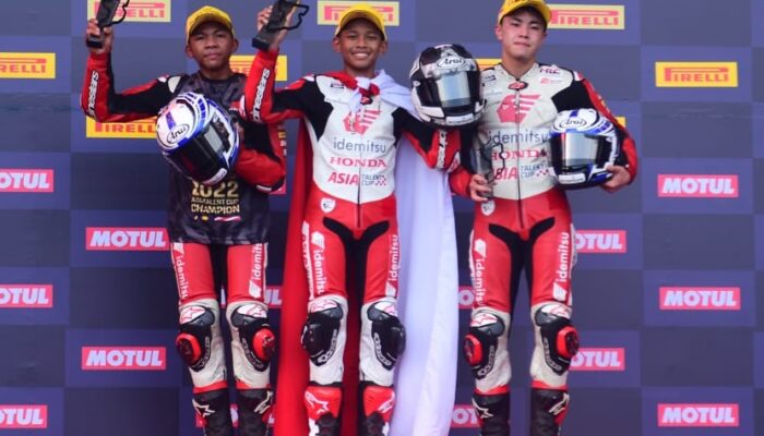 Pebalap Astra Honda Sapu Bersih Podium Tertinggi IATC Mandalika