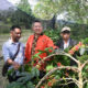 Fahmul Hidayat Kepala Pemasaran Kopi PDM, Terry Chen Buyer Singapura, Suryadi Ketua MPIG Kab. Tapsel