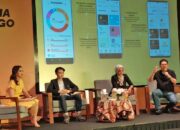 Head of Treasury & Financial Institution Bank Jago Yoyo Cahyadi saat memberikan edukasi tentang cara mengelola keuangan yang praktis, sekaligus mengenalkan Aplikasi Jago kepada kaum millenial di Medan.