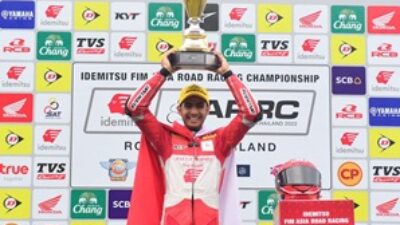 Andi Gilang Pebalap Indonesia Pertama <strong>Juara Asia SS600</strong>