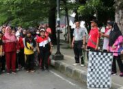 Ratusan Guru Jalan Sehat Di Pematangsiantar