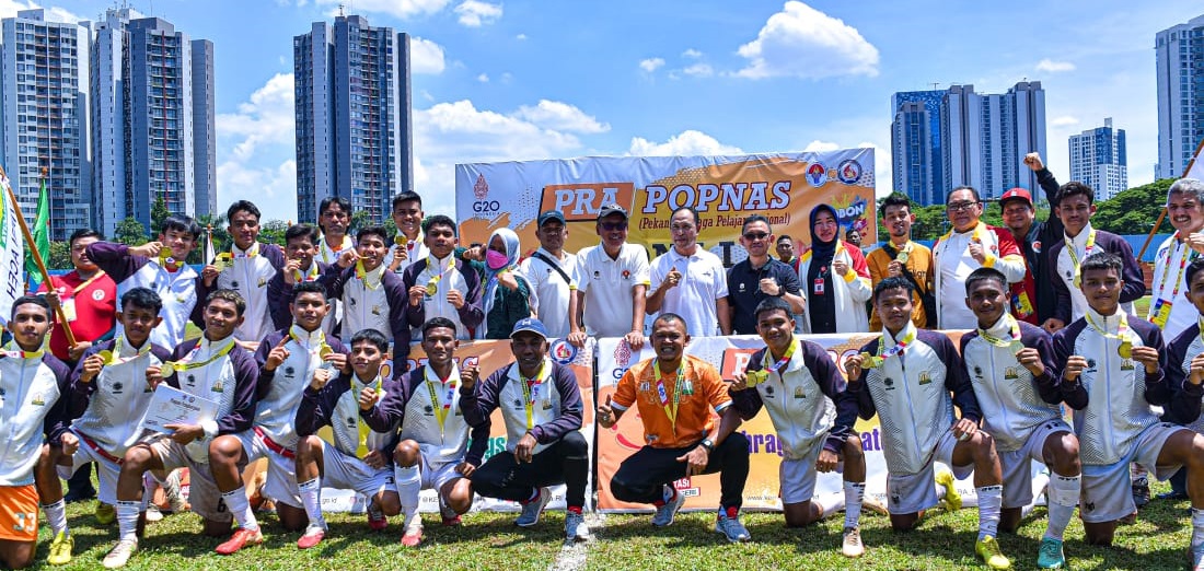 Aceh Juara Sepakbola Pra Popnas 2022