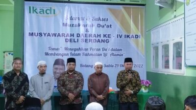 PD IKADI Deli Serdang Gelar Musda IV dan Mudzakarah Du'at