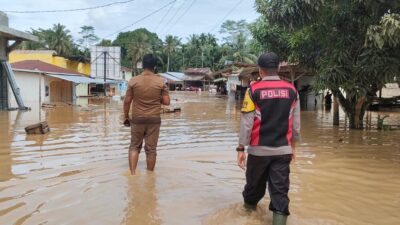 Banjir Di Aceh Tamiang Tenggelamkan Pasar Babo