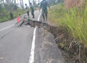 Hujan Deras Akibatkan Jalan Geumpang-Meulaboh Amblas