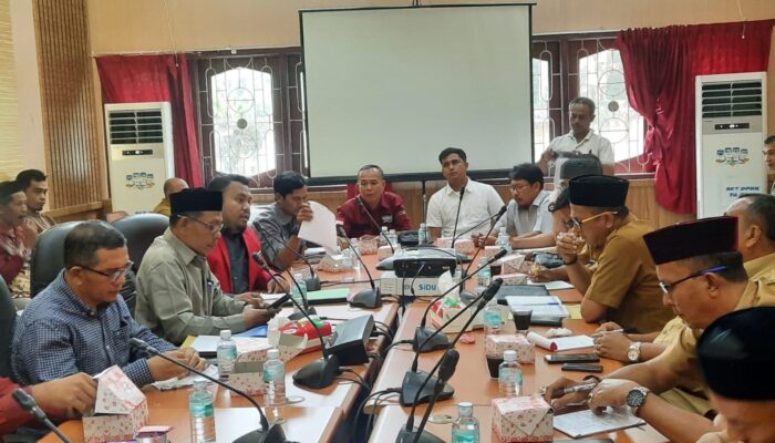 DPRK Panggil PT ATAK Dan Masyarakat Trumon Timur Bahas Dugaan Pencemaran Lingkungan