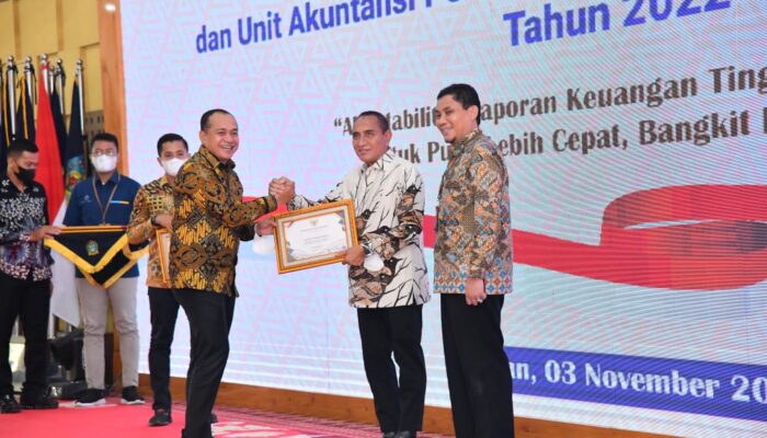 Batubara Empat Kali WTP, Bupati Zahir Terima Penghargaan Kemenkeu RI