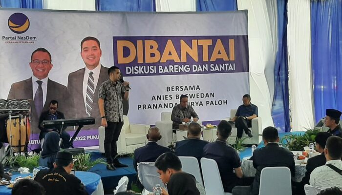 Prananda Surya Paloh dan Anies Baswedan Diskusi Dengan Pelajar dan Mahasiswa