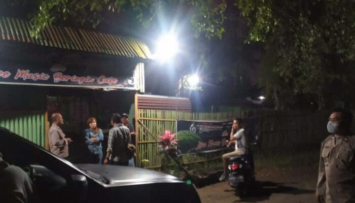 Polsek Percut Tertibkan Cafe-cafe Yang Beroperasi Hingga Larut Malam