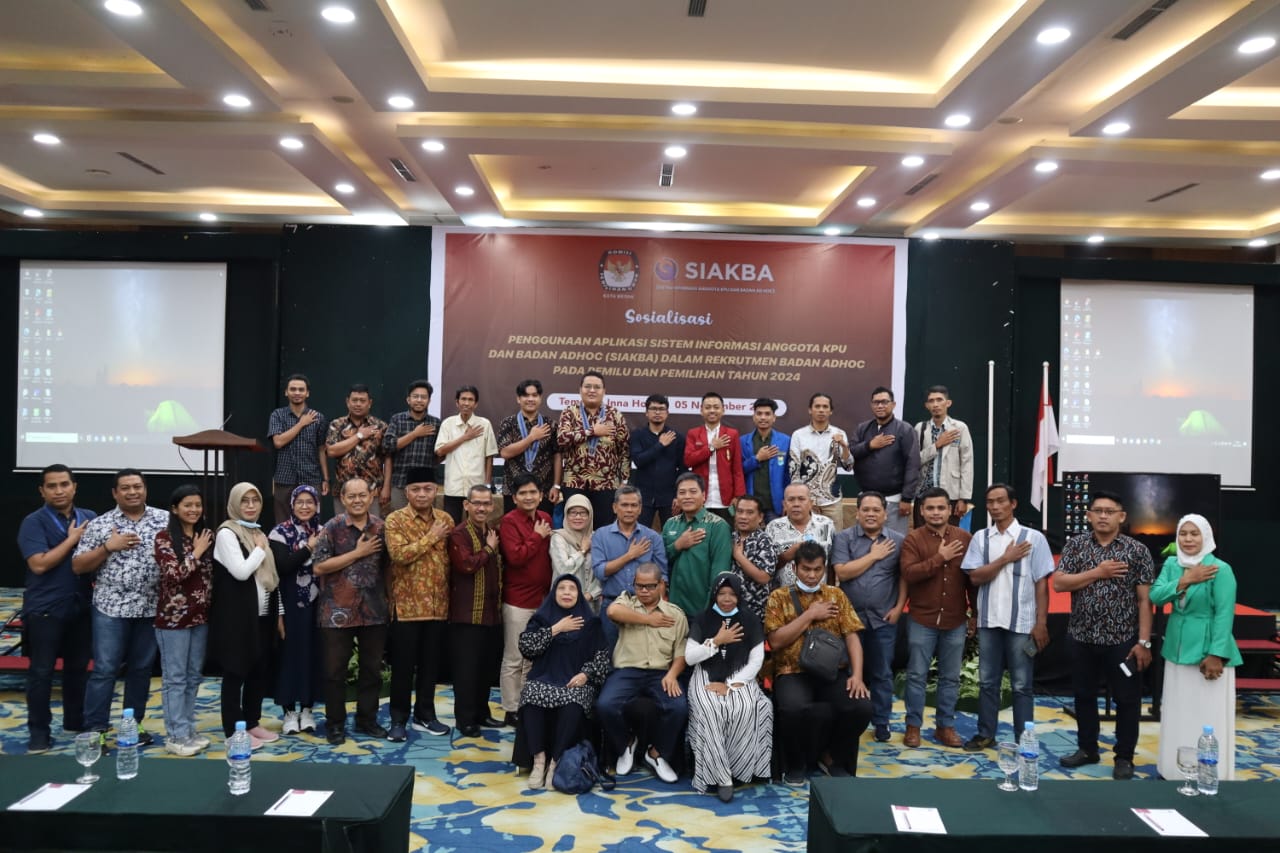 Sosialisasi SIAKBA, KPU Medan Akan Rekrut 66.074 Anggota Badan Ad Hoc