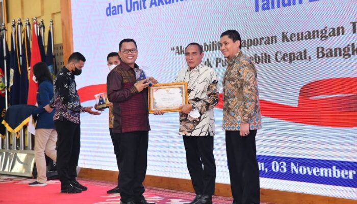 Pemkab Toba Raih WTP 6 Kali Berturut-turut Dari BPK RI