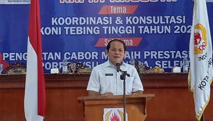 Kadisporapar Berharap Anggaran KONI Tebingtinggi Ditambah