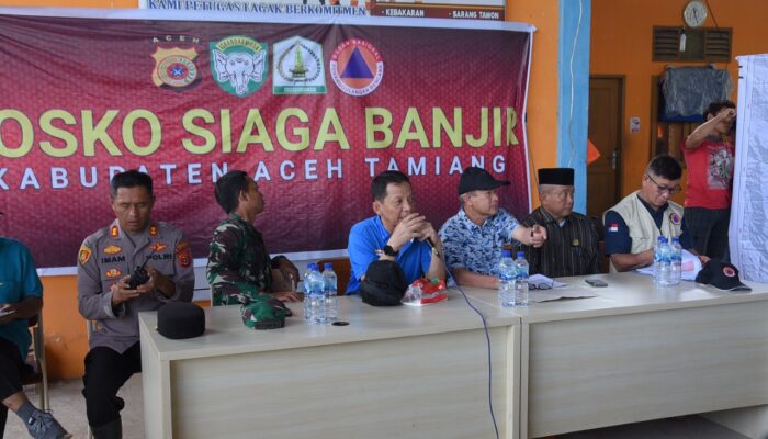 Pj Gubernur Aceh Tinjau Banjir Aceh Tamiang