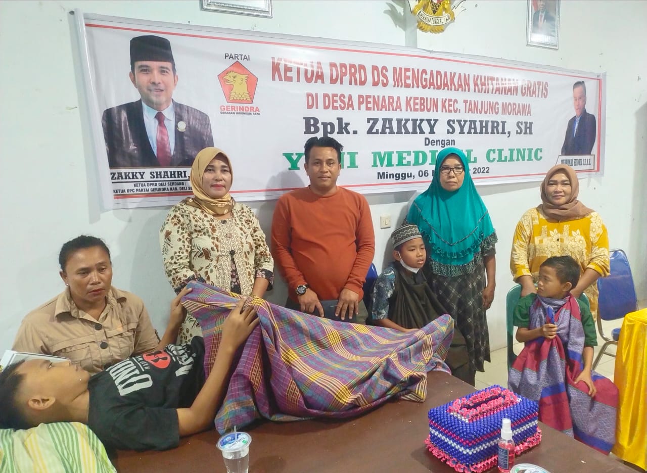 Ketua DPRD DS Bersama Yeni Medical Clinik Luncurkan Program Khitan Gratis