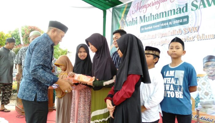 Gampong Jawa Gelar Maulid Nabi Serta Santuni Yatim Piatu