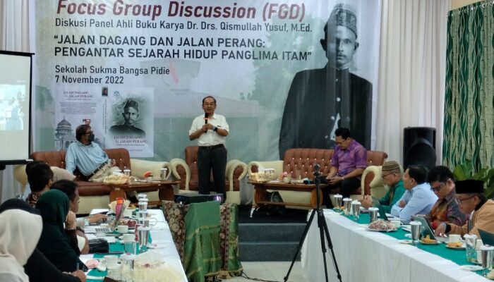 Yayasan Sukma Bangsa Gelar FGD Draf Akhir Buku Karya Prof Qismullah Yusuf