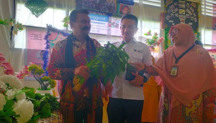 98 Guru Penggerak Angkatan IV Aceh Utara Panen Hasil Karya Di SMPN-1 Bayu
