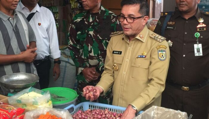 Bakri Siddiq Sidak Pasar Tradisional