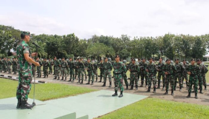 Asops Kasdam I/BB Uji Kesiapsiagaan Prajurit Naga Karimata