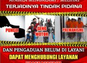 Polrestabes Medan Tempelkan Stiker Layanan Pengaduan Masyarakat