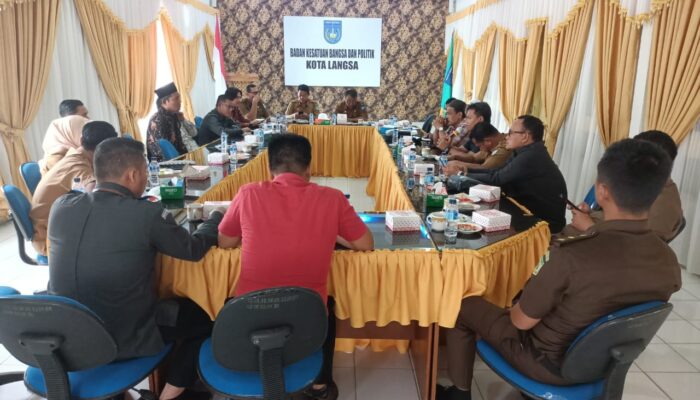 Kesbangpol Langsa Deteksi Kewaspadaan Dini