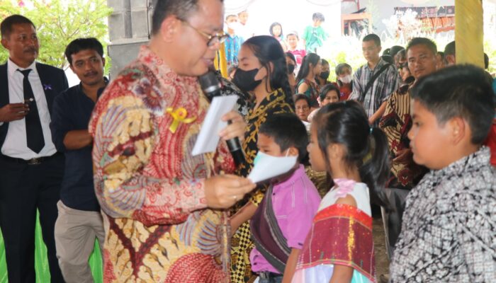Bupati Toba Sosialisasikan F1H2O Pada Puncak HUT Ke-21 HKBP Resor Tampubolon
