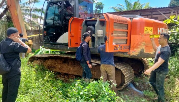 Satreskrim Ringkus Enam Tambang Emas Ilegal