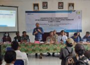 PLN UIP Sumbagut menggelar kegiatan bertema 'Konsultasi Publik Rencana Pembangunan PLTA Kumbih-3 (45 MW) Dalam Rangka Persiapan Pengadaan Tanah yang digelar di Desa Tanjung Mulia, Kec. Sitellu Tali Urang Jehe Kab.Pakpak Bharat, Provinsi Sumatera Utara, Kamis (10/11/2022).