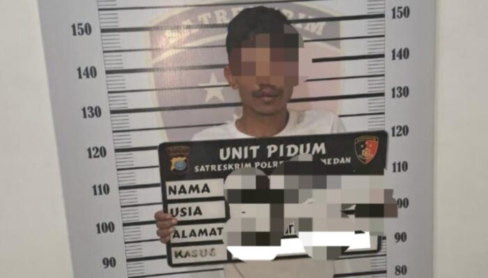 Sat Reskrim Polrestabes Medan Tembak Pelaku Jambret Yang Viral