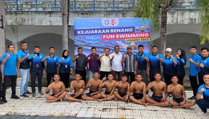 Mahasiswa PKO FIK Selanggarakan FUN Swimming Unimed 2022