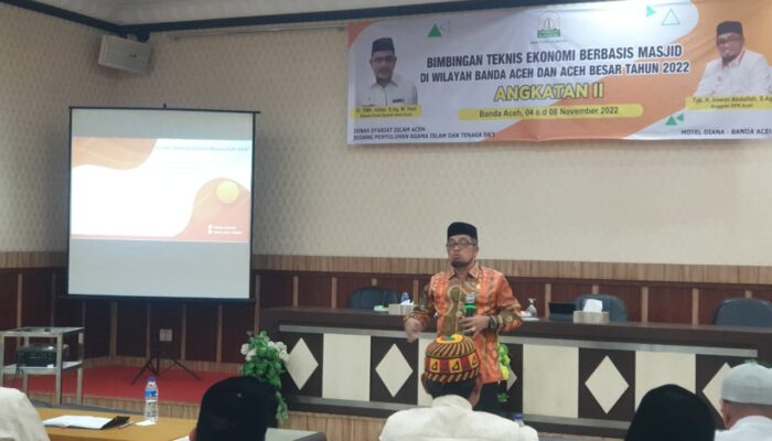 DSI Aceh Menggelar Bimtek Ekonomi Berbasis Masjid.