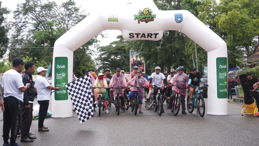 Goweser Kota Langsa Meriahkan Mangrove Fun Bike