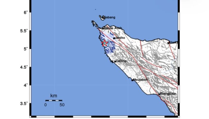 Gempa Magnitudo 3,8 Guncang Aceh Besar Dan Banda Aceh