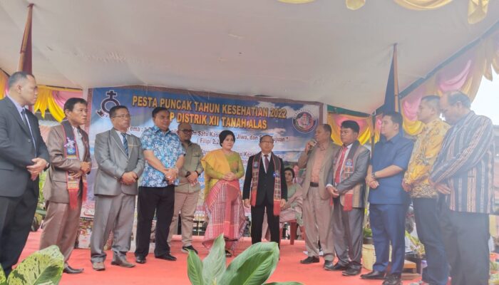 Salim Fakhry Hadiri Pesta Puncak Tahun Kesehatian 2022 HKBP Distrik XII Tanah Alas