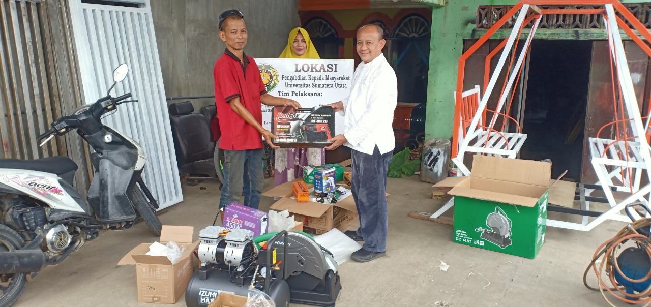 FEB USU Edukasi Pengusaha Bengkel Tingkat Kreativitas Dan Produksi