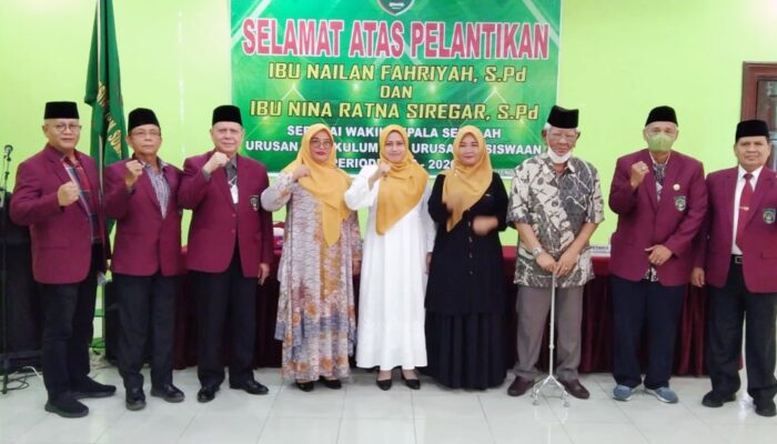 Ketua Umum Yayasan UISU Lantik 2 Wakil Kepala Sekolah