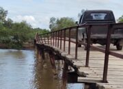 Jembatan Nyaris Roboh, Gampong Naleung Terancam Terisolir