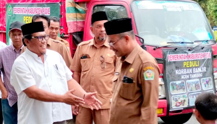 Pemkab Pidie Kirim Bantuan Korban Banjir Ke Aceh Tamiang
