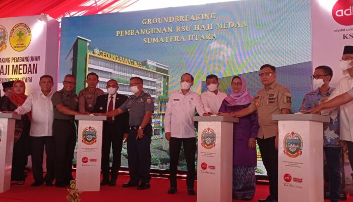 Groundbreaking Pembangunan RS Haji Medan, Semangat Gubernur Meneruskan Perjuangan Para Pendiri
