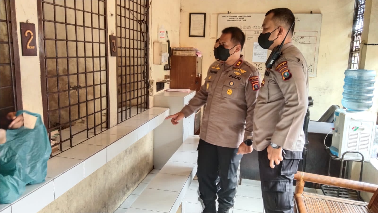Wakapolrestabes Medan Sidak ke Polsek Percut Seituan