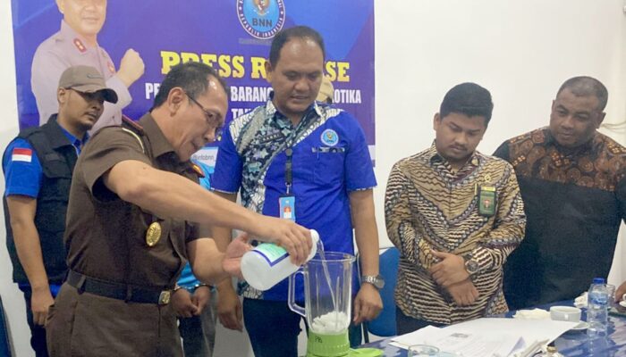 BNNK Pidie Musnahkan BB Sabu Dari Malaysia