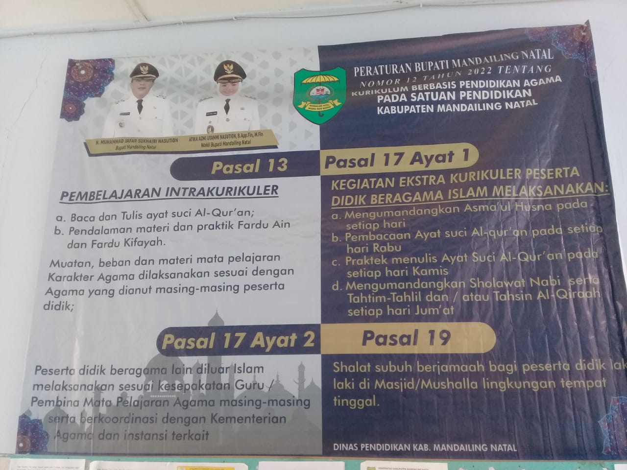 SMPN 3 Siabu Ciptakan Siswa Berakhlakul Karimah SMPN 3 Siabu Ciptakan Siswa Berakhlakul Karimah