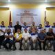 PARA PENGURUS Cabang (Pengcab) PBJI Sumut dan Kota Medan berfoto bersama usai resmi menggelar Musyawarah Kota (Muskot) di Aula Bermartabat Partai Golkar Sumut Jl Wahid Hasym No 12 Medan, Kamis (17/11). Waspada/Ist