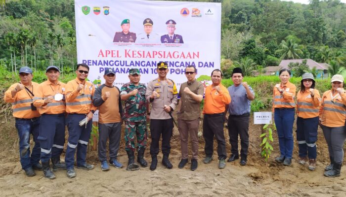 Agincourt Resources Tanam 1.000 Bibit Pohon Di Tepi Sungai Garoga, Tapsel