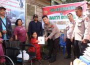 Kapolres Simalungun Beri Bantuan Kursi Roda Kepada Disabilitas