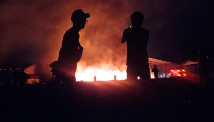 Pabrik Getah Kisaran Timur Terbakar Hebat