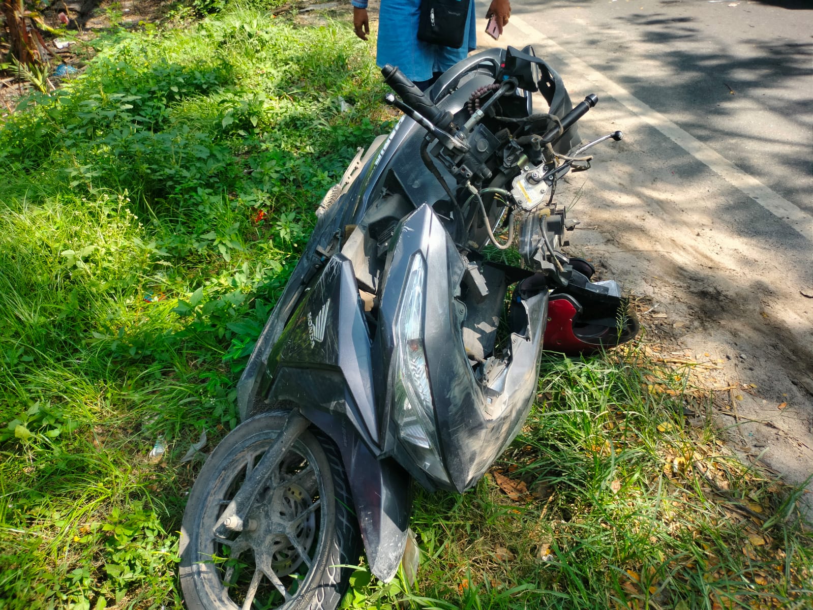 Vario Vs Dumptruk, Satu Tewas Vario Vs Dumptruk, Satu Tewas